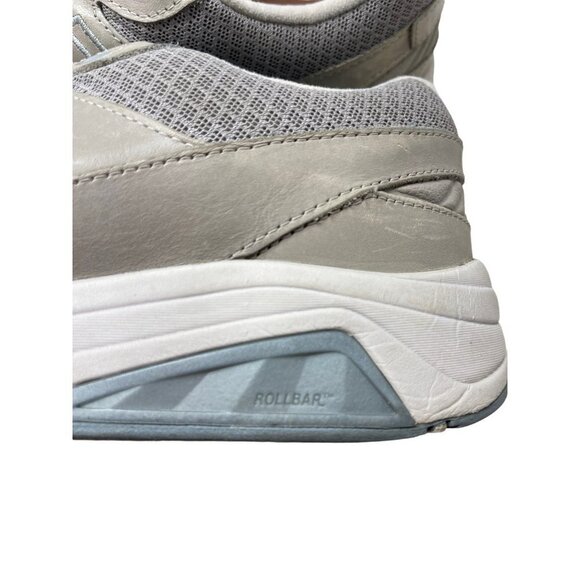 New Balance Women's 928 V3 Lace-up Walking Shoe Wide Width Size 9.5 Tan/Gray - Picture 5 of 11